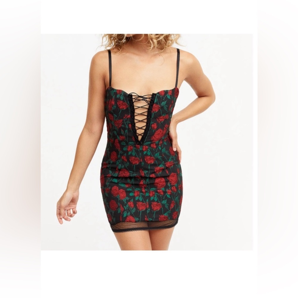 For Love and Lemons Vivien Bustier dress size S